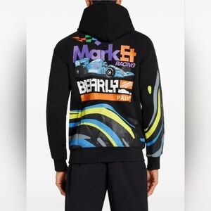 Market Paint Dept Hoodie 'Black size XL